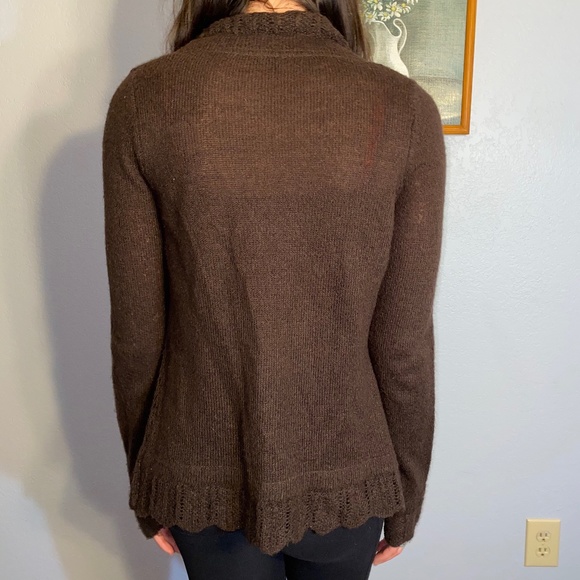 Brown Knit Cardigan - Picture 7 of 8